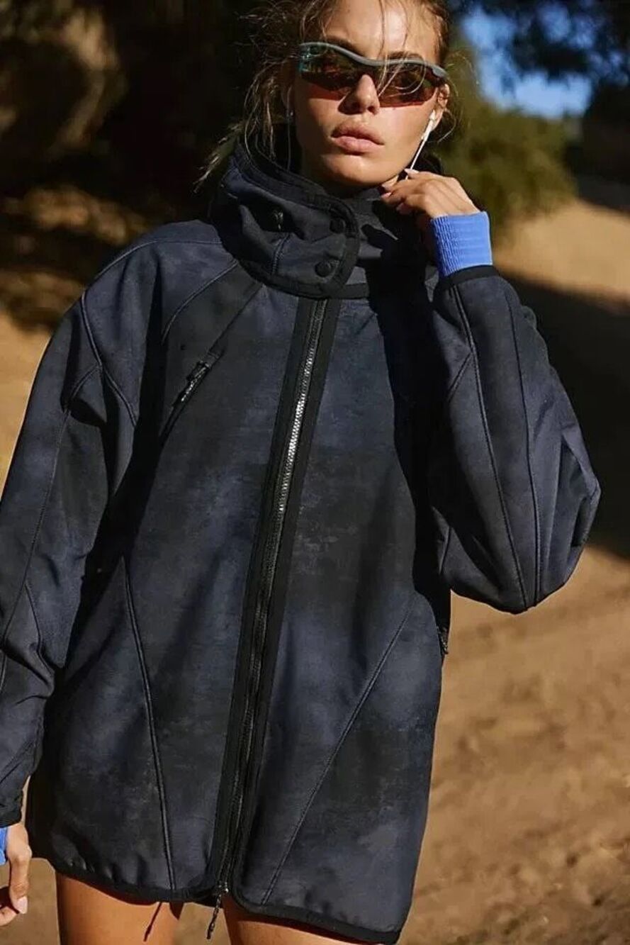 Free People Movement Canyon Crushin Jacket- Black